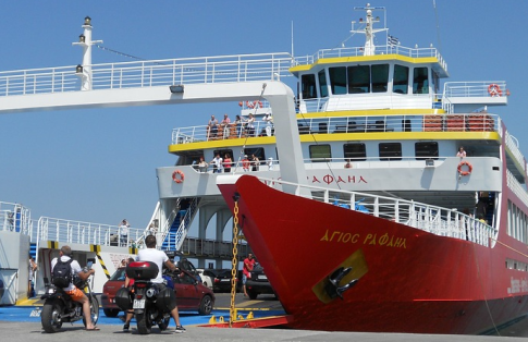 greek ferry port